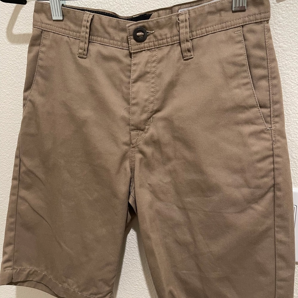 Boys Volcom Tan Shorts